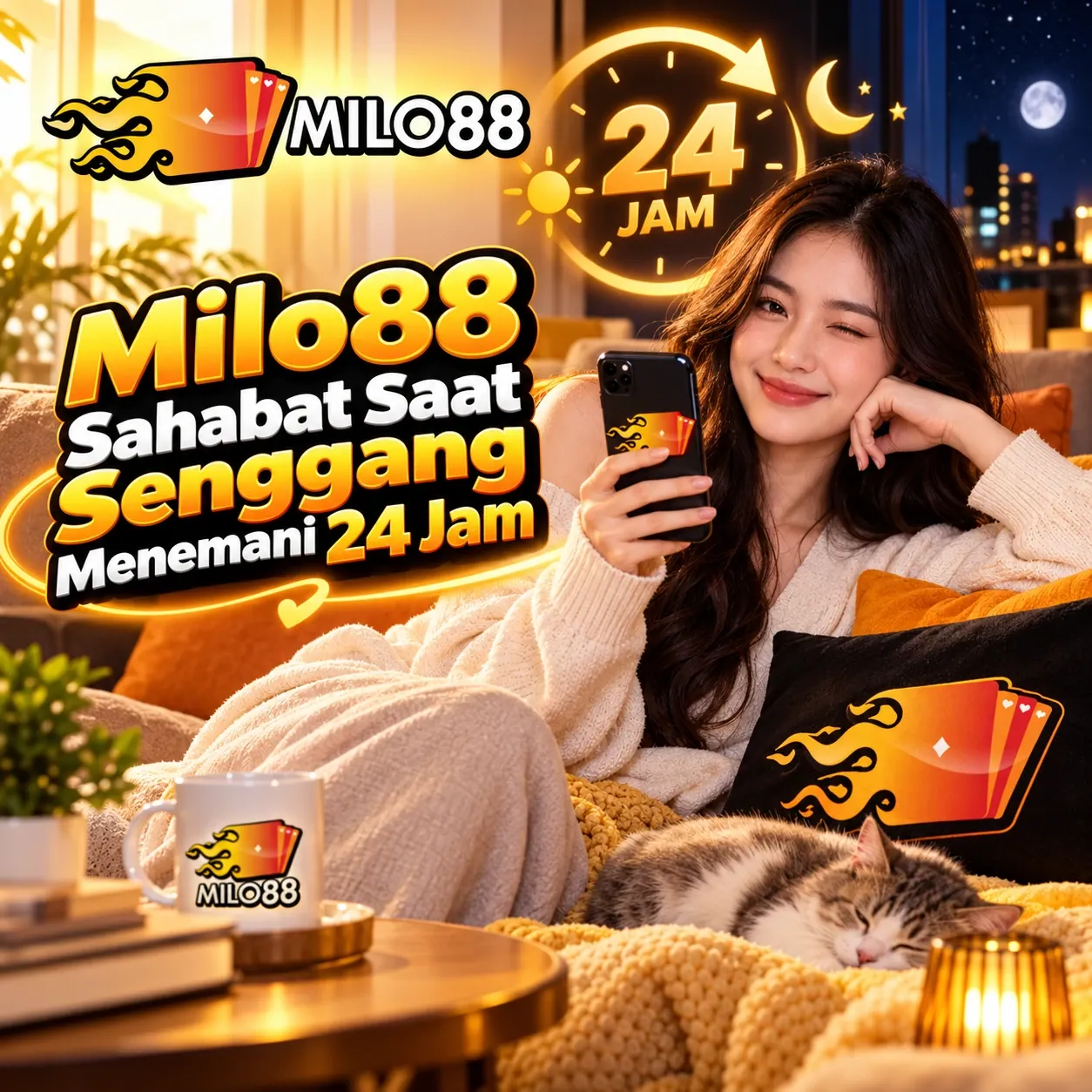 Thumbnail 1 of 3, Poster, Milo88 Slot Online Resmi – Link Login, RTP, dan Promo Member Baru designed and sold by MILO88.